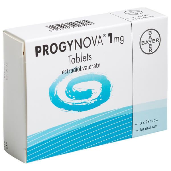 Progynova 1mg/2mg product packaging