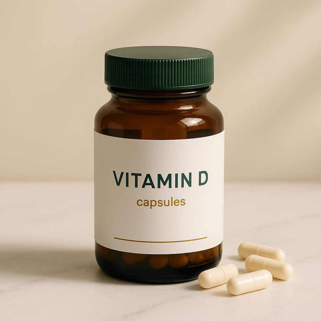 Vitamin D product packaging