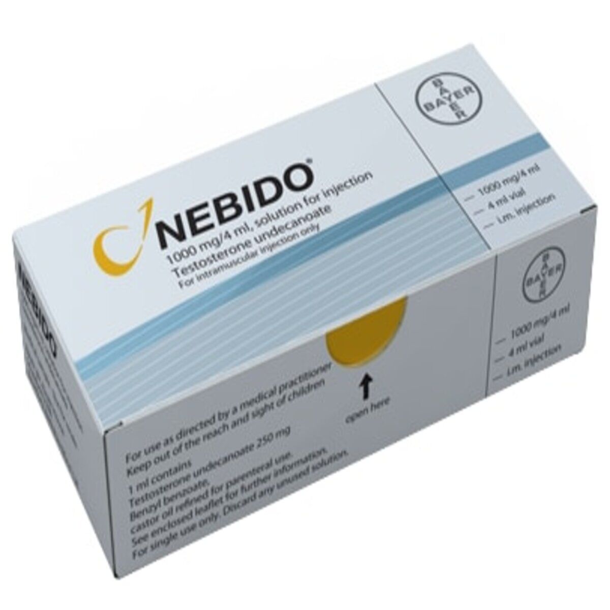 Nebido 1000mg product packaging