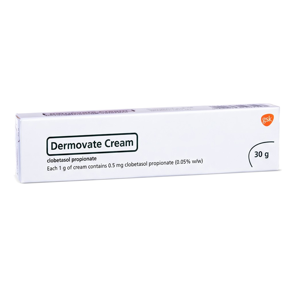 Dermovate 0.05% product packaging