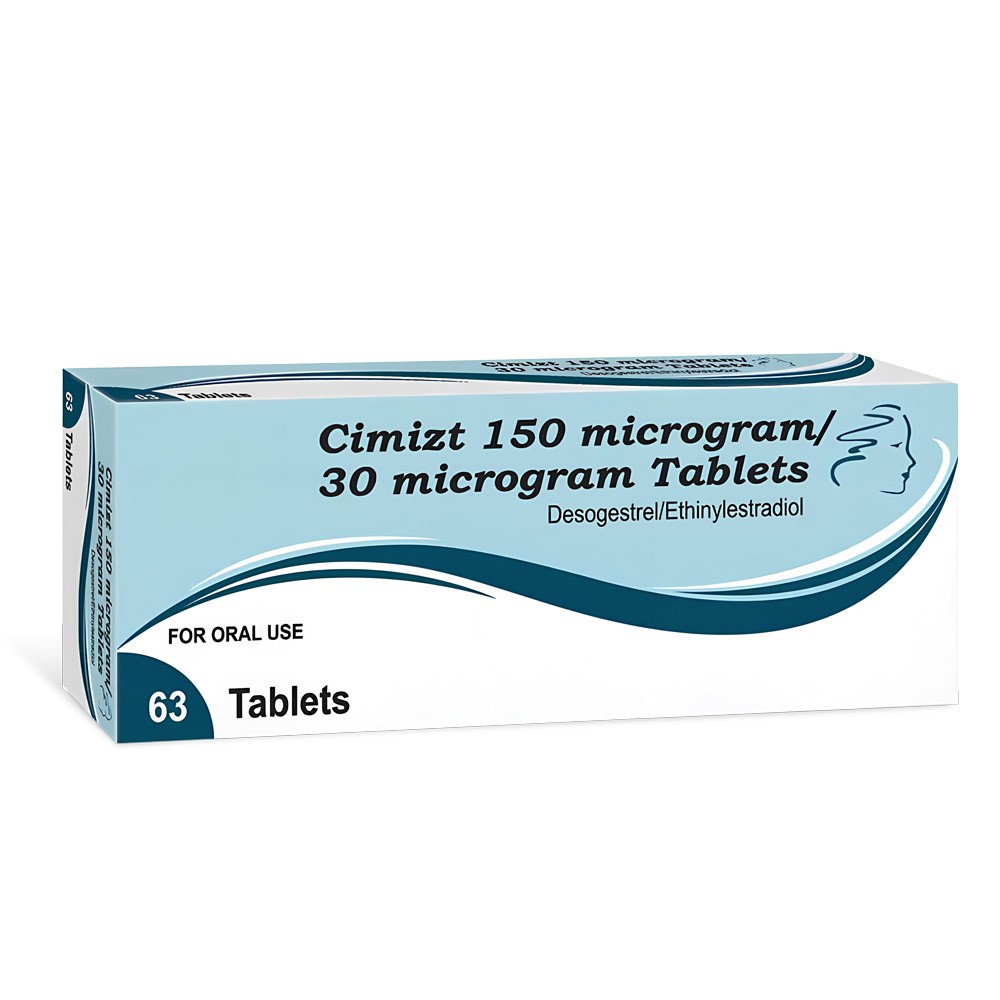 Cimizt 30mcg/150mcg product packaging
