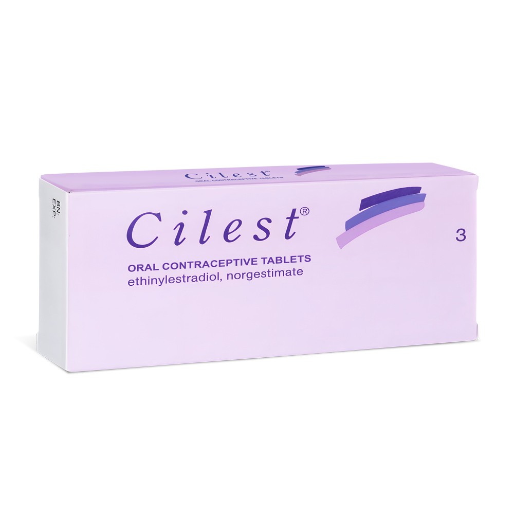 Cilest 35mcg/250mcg product packaging