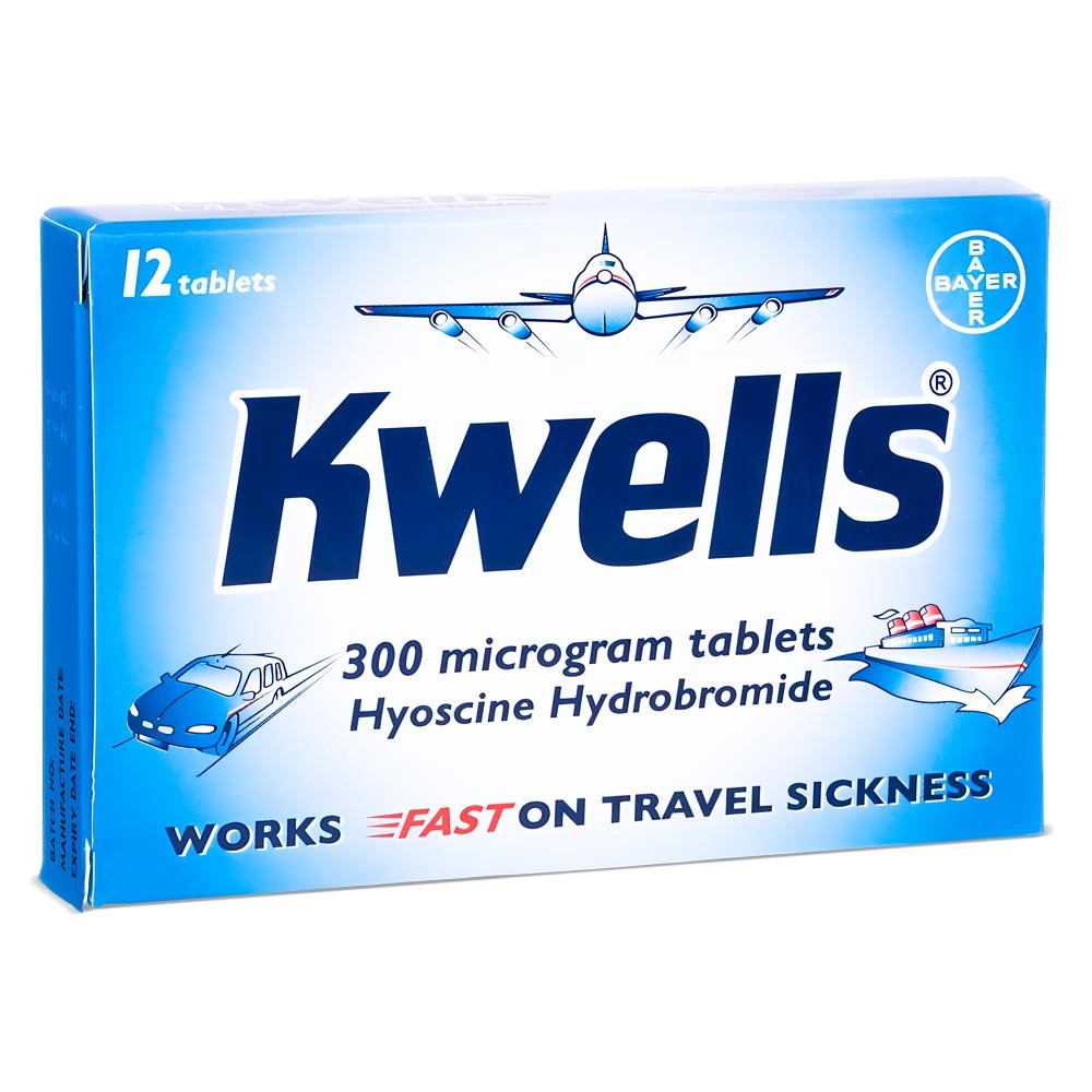 Kwells 300mcg product packaging