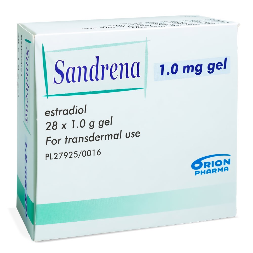 Sandrena 0.5mg/1mg product packaging