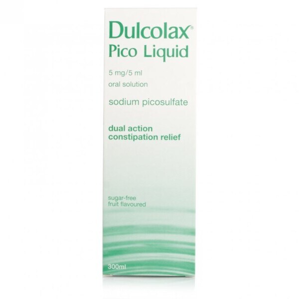 Dulcolax Pico Liquid 5mg/5ml, 100ml product packaging