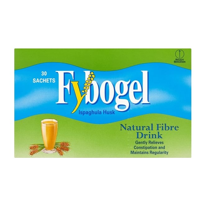 Fybogel Plain sachets 30 sachets product packaging