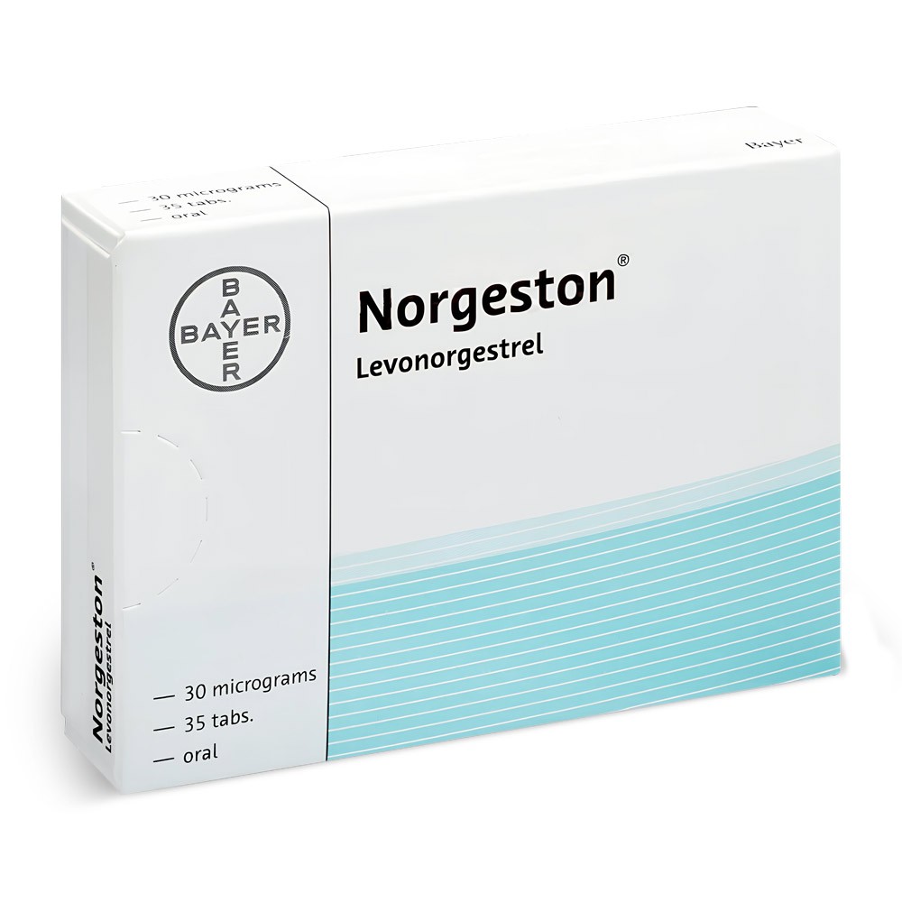 Norgeston 30mcg product packaging