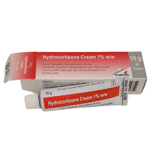 Bite & Stings Relief Hydrocortisone 1% Cream 1%, 2×10g product packaging