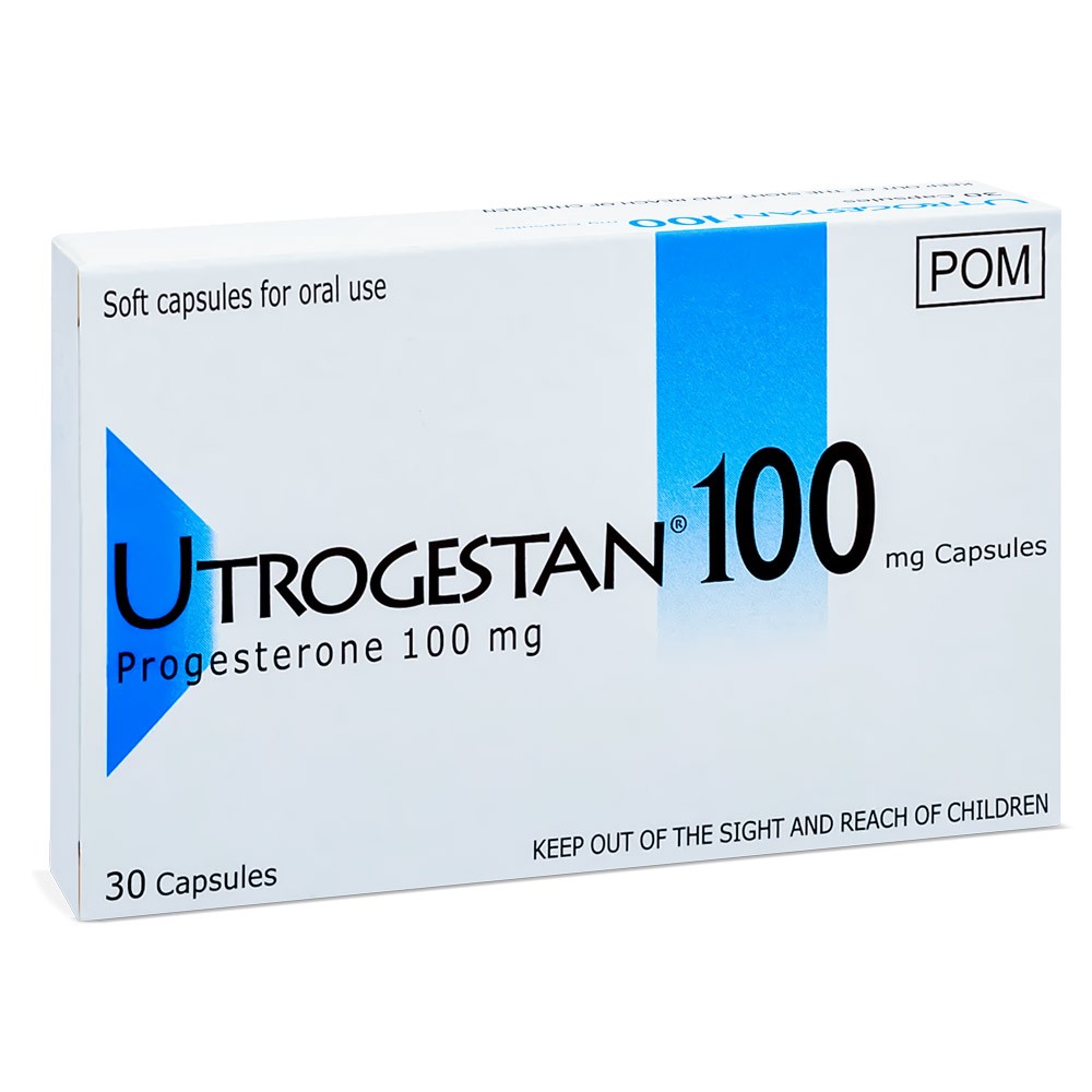 Utrogestan 100mg product packaging