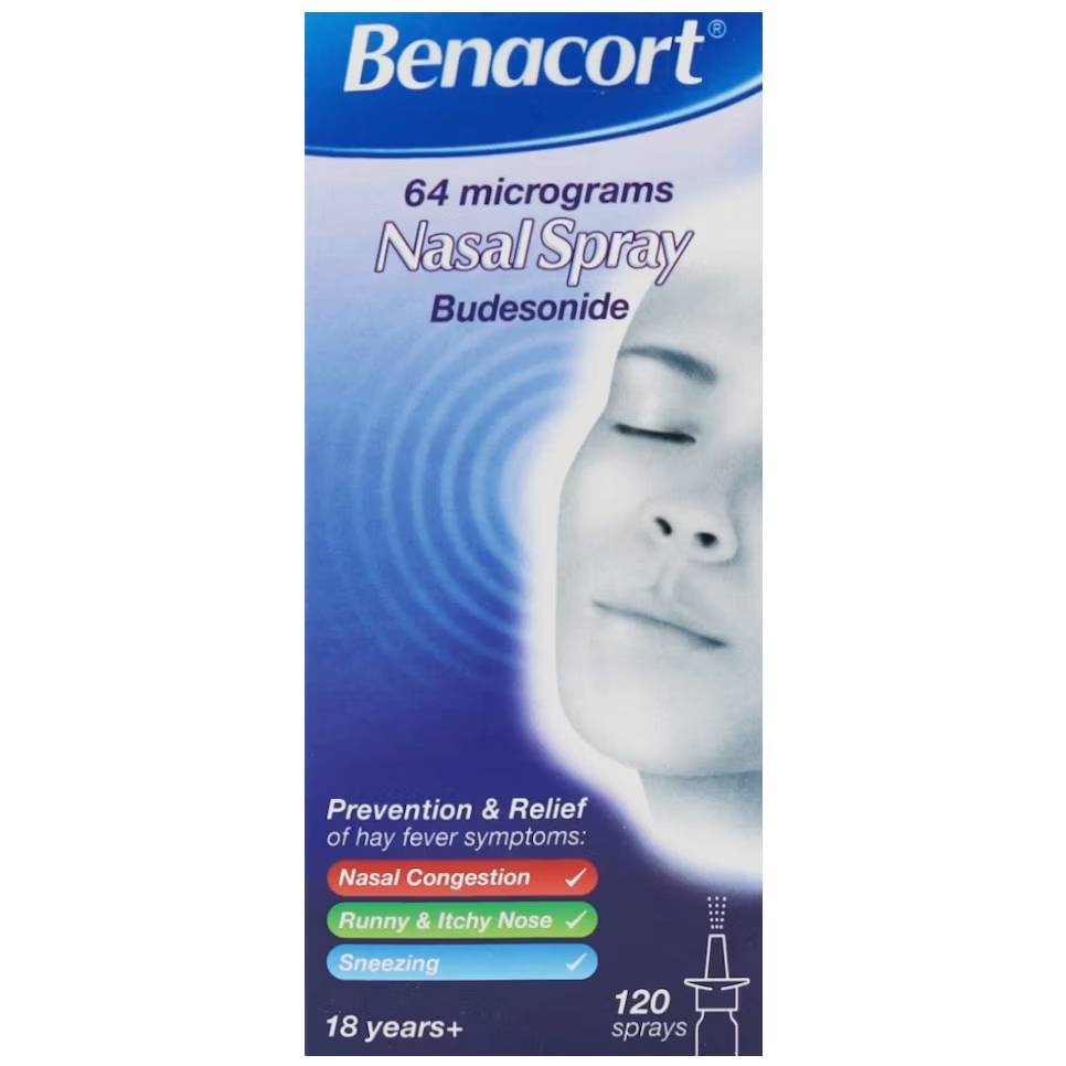Rhinocort 64mcg product packaging
