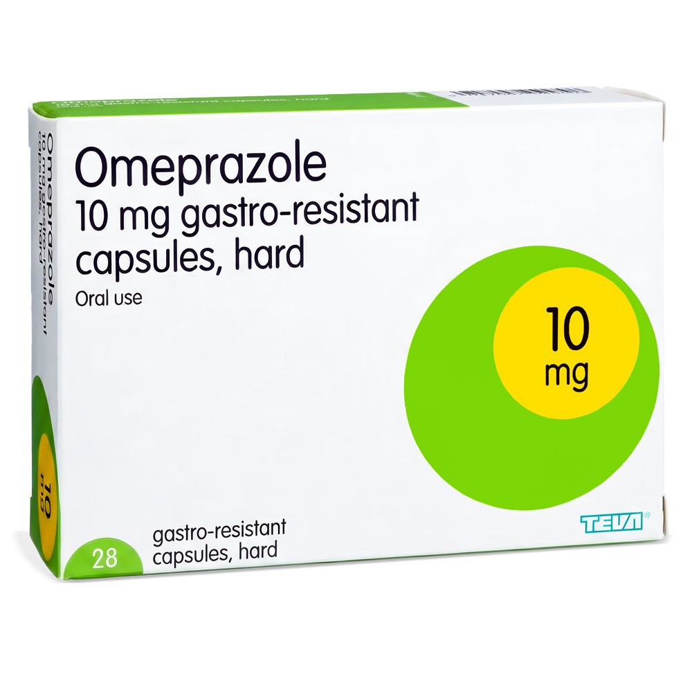 Omeprazole 20mg product packaging
