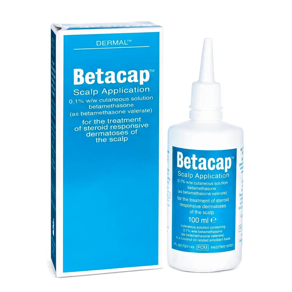 Betacap 0.1% Solution product packaging