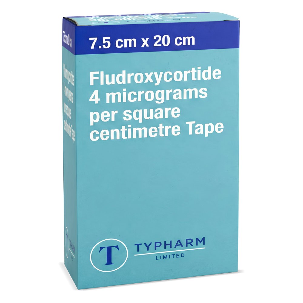 Fludroxycortide Tape 4mcg/cm² product packaging