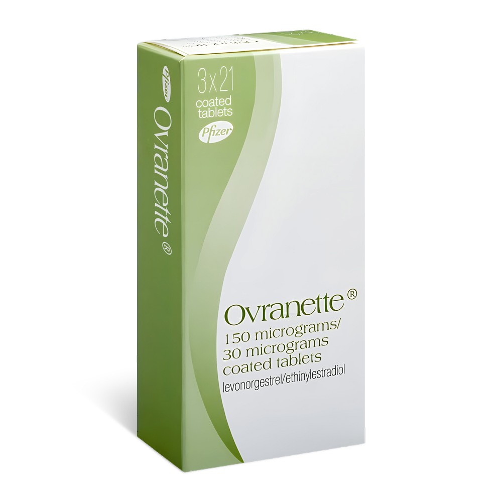Ovranette 30mcg/150mcg product packaging