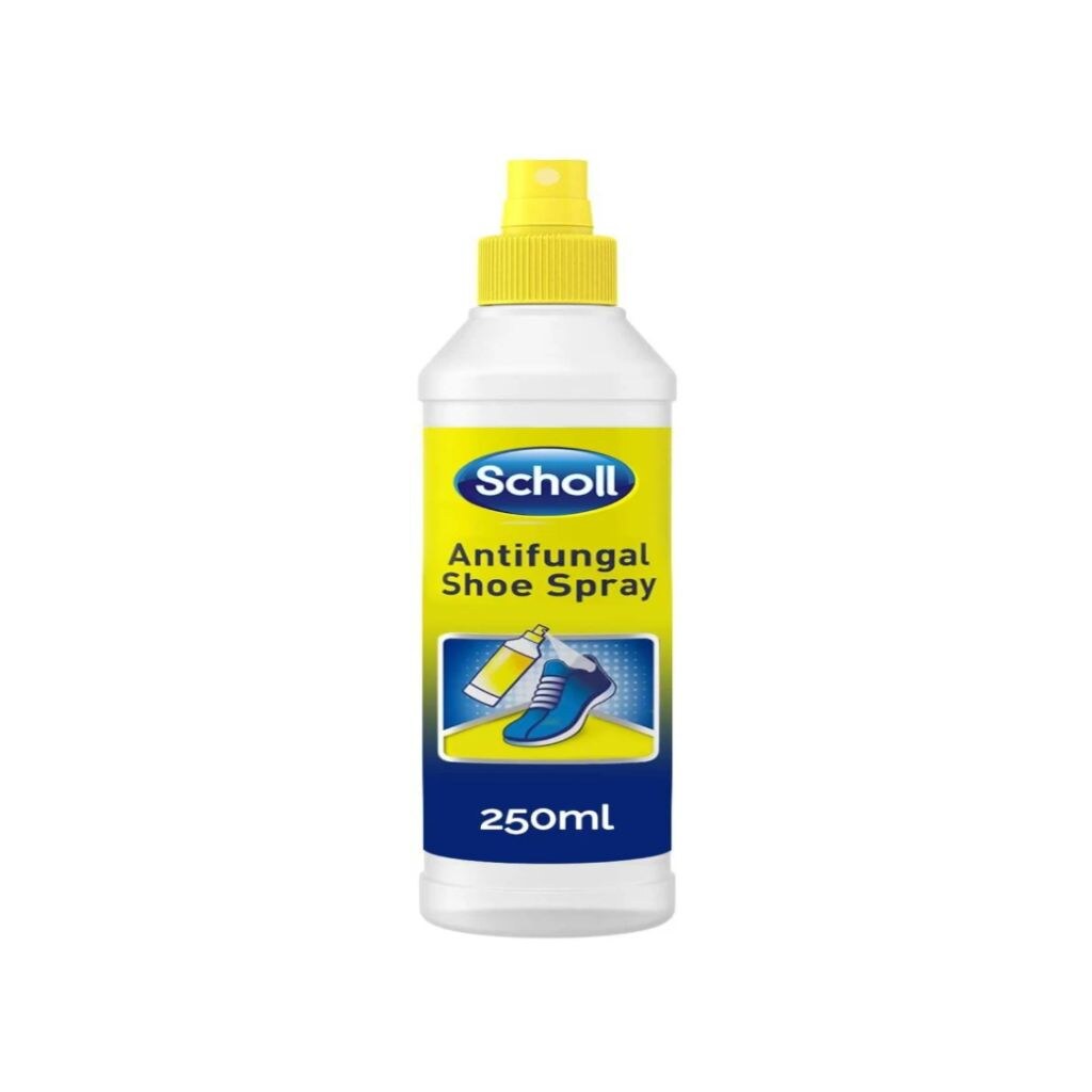 Scholl Antifungal Shoe Spray 250ml product packaging