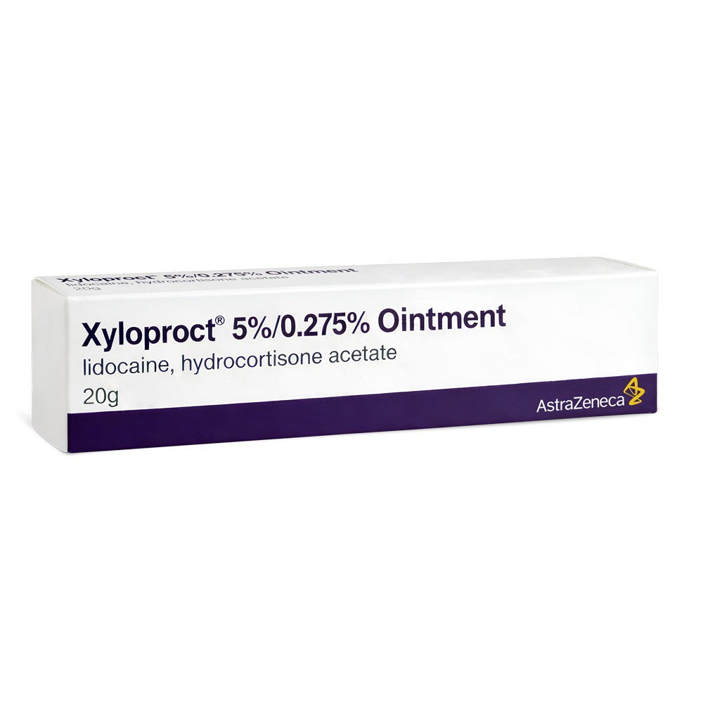 Xyloproct Combination ointment product packaging