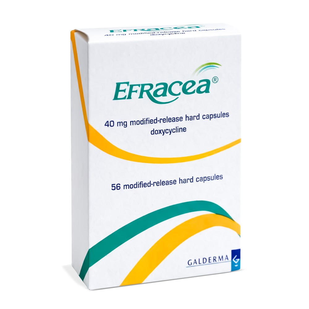 Efracea 40mg product packaging