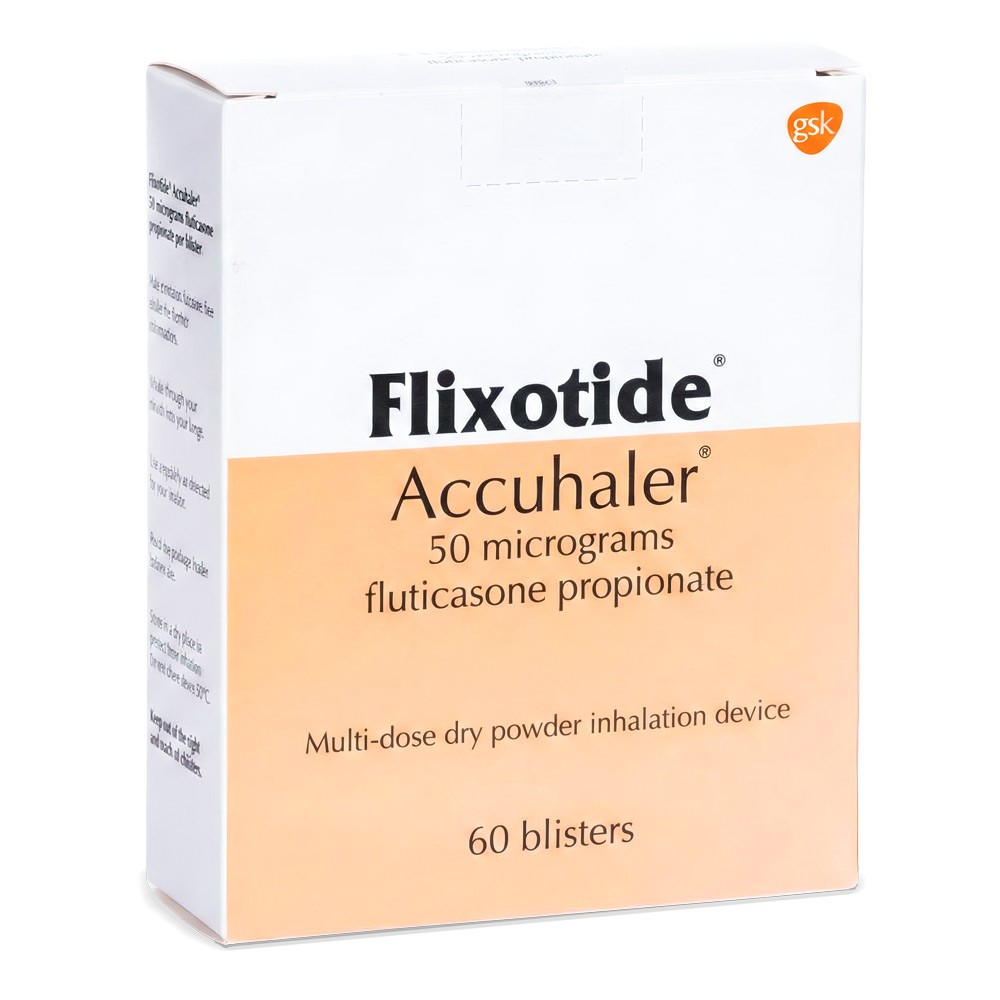 Flixotide 125mcg product packaging
