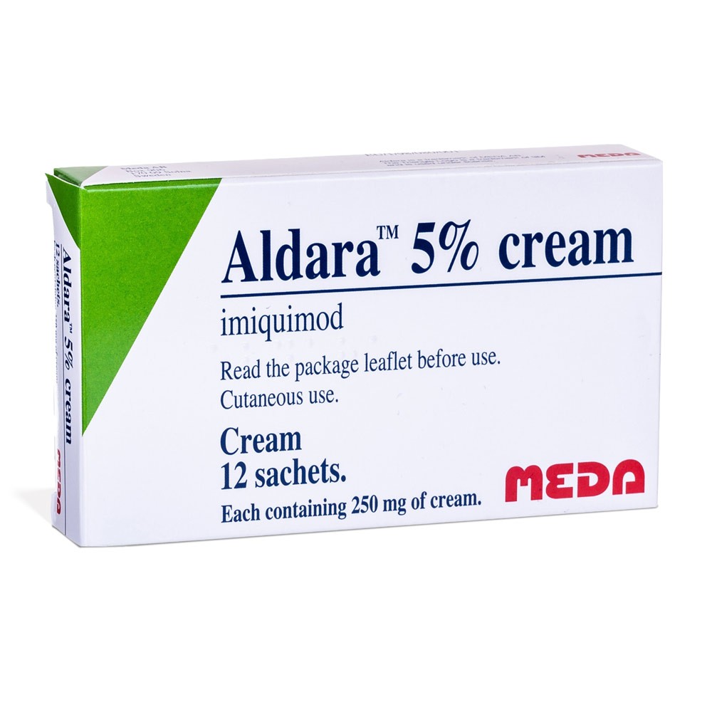 Aldara 5% product packaging