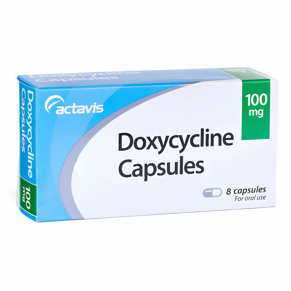 Doxycycline for Malaria 100mg product packaging