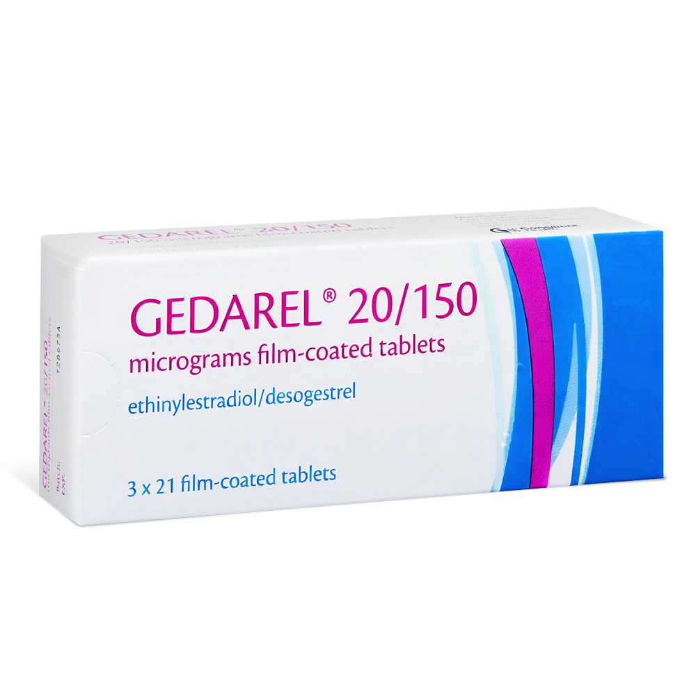 Gedarel 30/150 30mcg/150mcg product packaging
