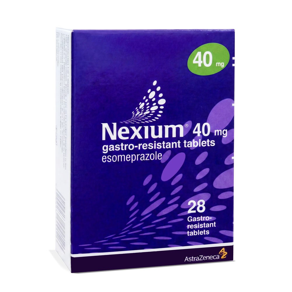 Esomeprazole 20mg product packaging