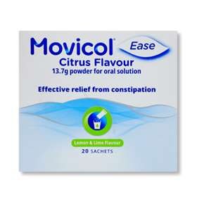 Movicol Ease Stick Sachets 20 sachets, flavour-free product packaging